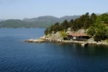 Fototapeta na wymiar lysefjord scenery