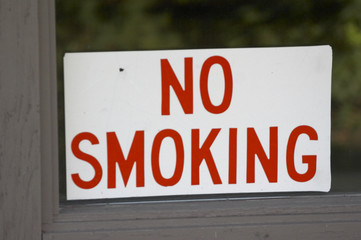 schild: no smoking