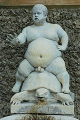 fontaine de bacchus à florence en italie