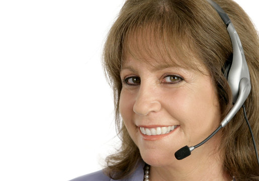 Customer Service Rep Closeup