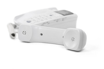 white telephone