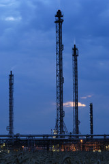 industrial area - petroleum refinery