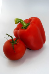 tomato and red pepper