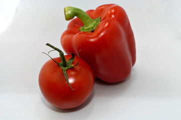 tomato and red pepper