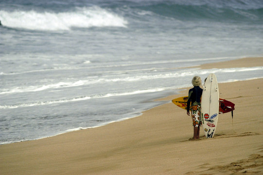 kids on the beach