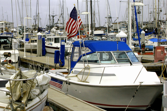 boat in marina