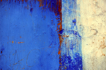 portugal, obidos: painting on a wall