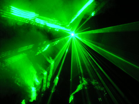 laser grün