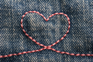 jeans heart