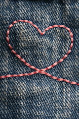 jeans heart