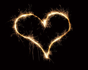 heart sparkler