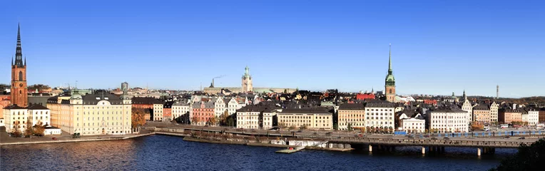 Foto op Canvas stockholm city © Mikael Damkier