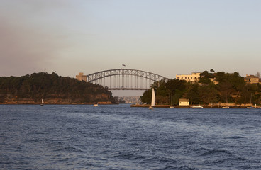 Naklejka premium sydney harbour bridge