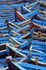Fototapeta na wymiar ustawienie łodzi - Essaouira