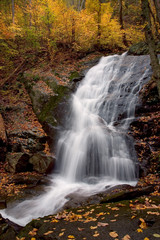 Fototapeta na wymiar forest waterfall