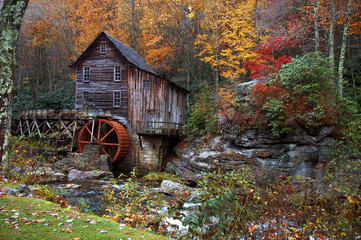 autumn at the grist mill - 1587841