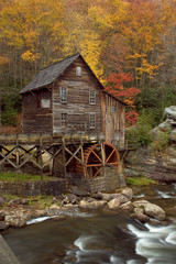 autumn at the grist mill - 1587867