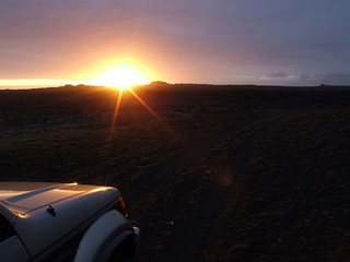car with midnight sun
