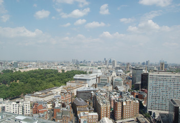 Fototapeta na wymiar london skyline view