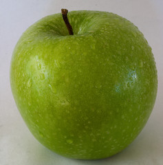 wet apple