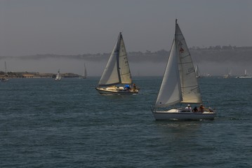 Fototapeta premium sailboats ahoy