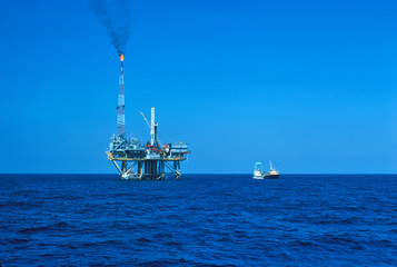 marine oil production platform