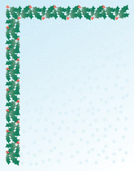 christmas holly background