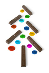 chocolate christmas tree