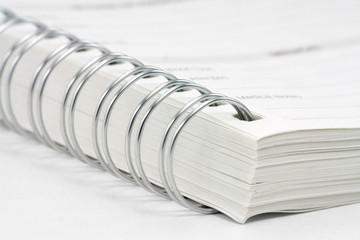 notepad close up