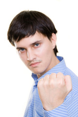 annoyed man