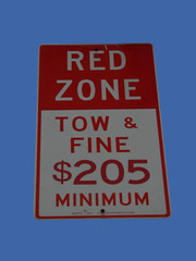 red zone $205 tow fine