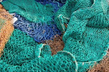 Cercles muraux Porte fishing nets