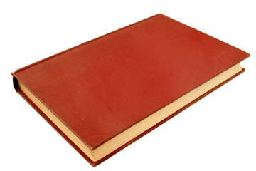 an old red book, published in 1908, with a blank c