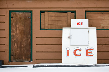 Fototapeta premium ice bin