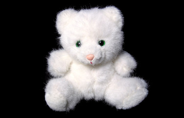 white cat soft toy