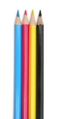 cmyk pencils