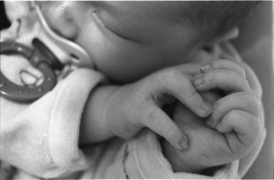 b&eacute;b&eacute; endormi