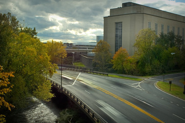 roadway over river