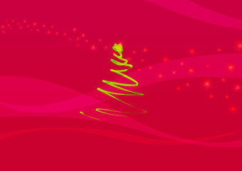 christmas neon red