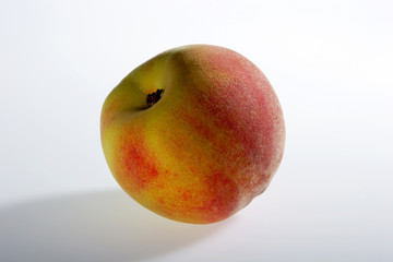 fruit, peach and its shadow