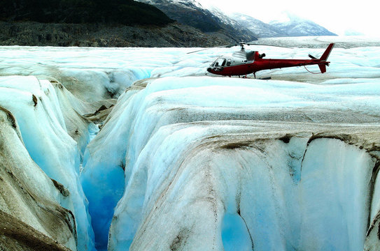 alaskan glacier crevasse
