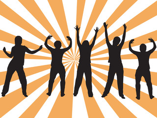 retro style dancers