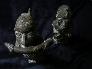 statuettes africaines en bronze