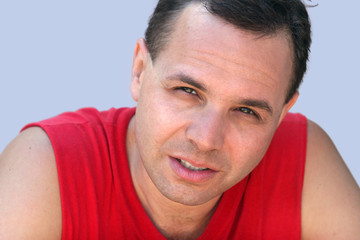 Obraz premium man smiling