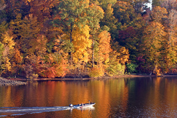 fall at the lake