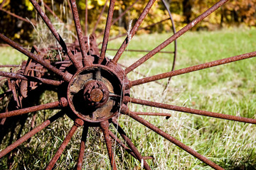 rusty wheel