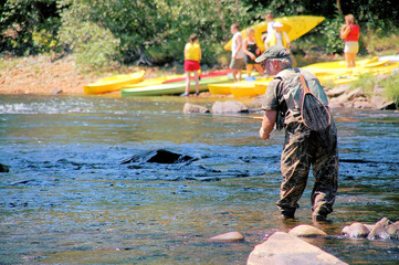 fly fisherman