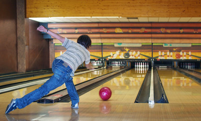 bowling - obrazy, fototapety, plakaty