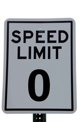 speed limit 0