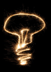 lamp sparkler